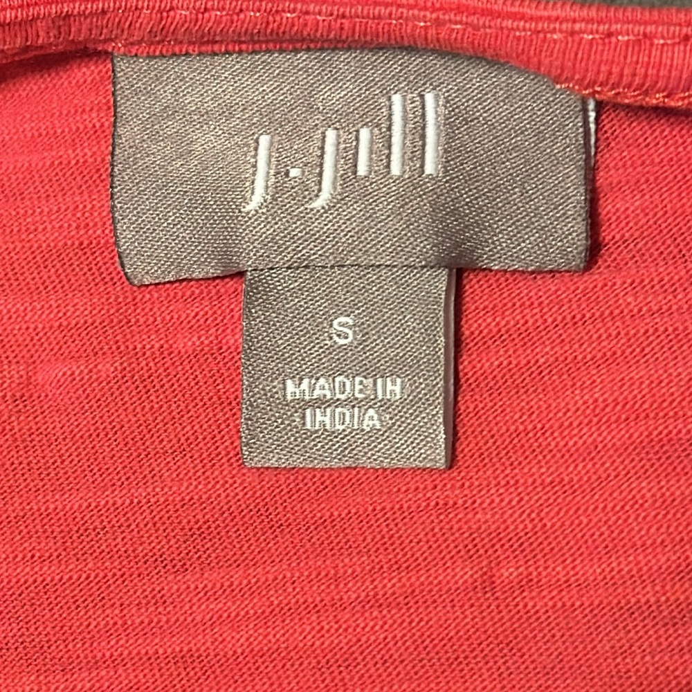 J JILL Orange Top.   Size Small - Picture 8 of 10